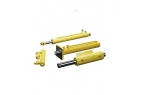 What are the reasons for the slow operation of hydraulic cylinders?