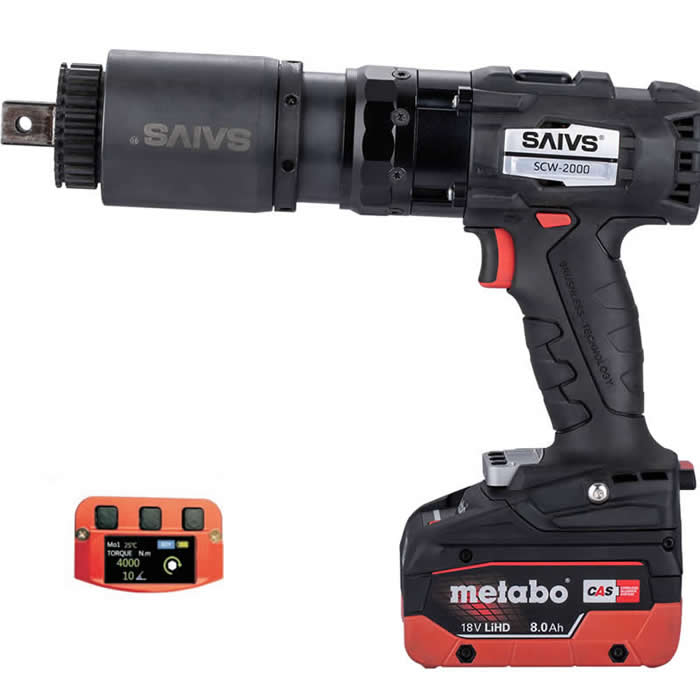SCW-R Battery Powered Brushless Torque Wrench with Corner & Angle Mode
