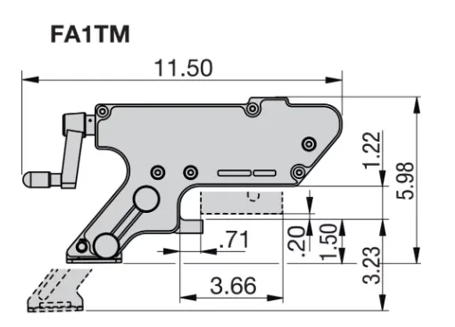 Mechanical Flange Alignment Tool Drawing