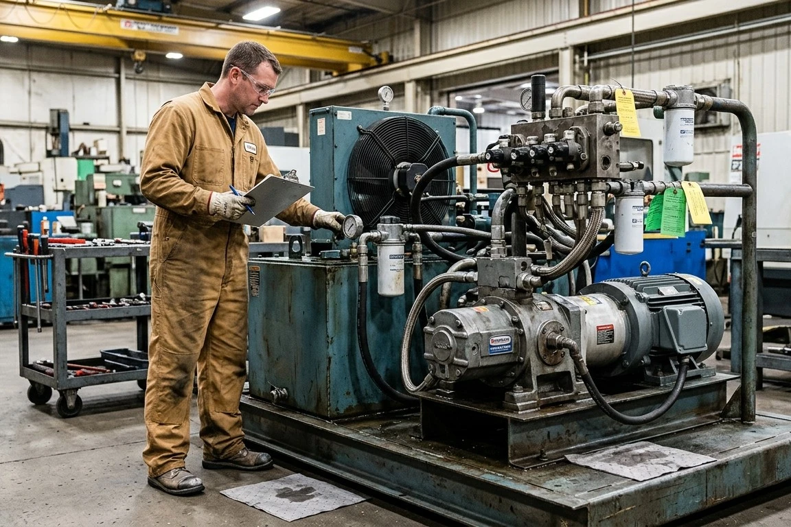 What Is the Maintenance Checklist for Hydraulics.webp